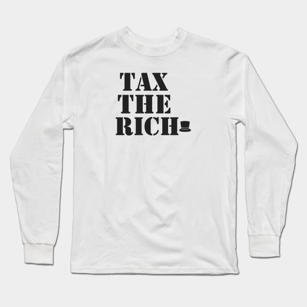 tax the rich Long Sleeve T-Shirt by Verge of Puberty